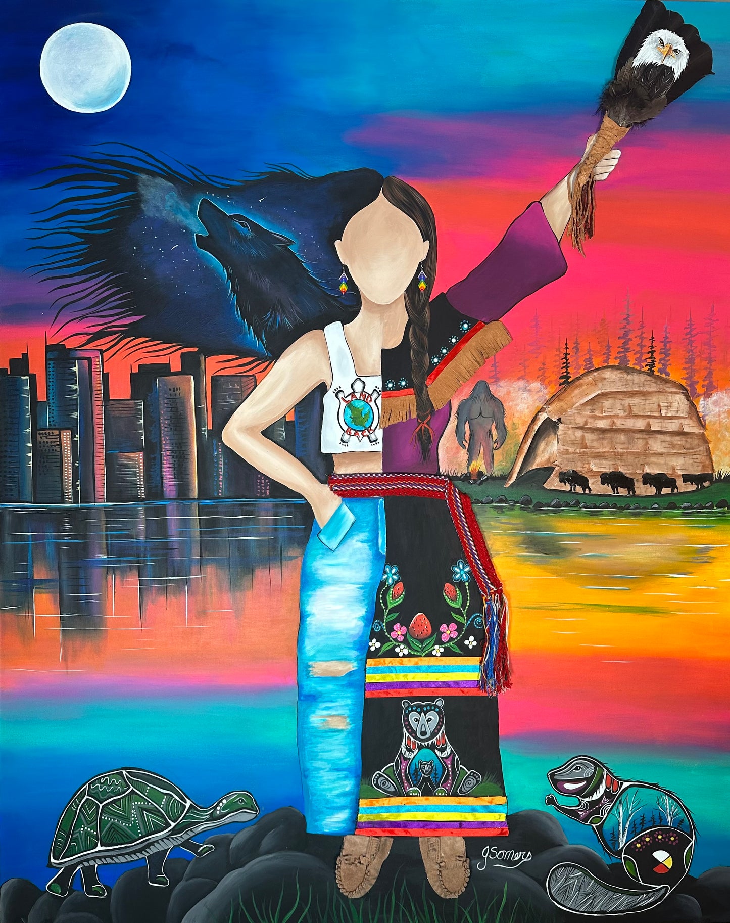 Walking Two Worlds 16x20 Prints