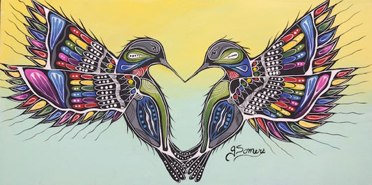 Connected - Hummingbirds 12x24