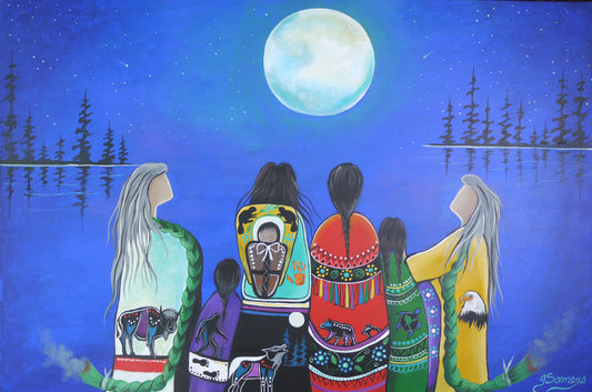 Honouring Grandmother Moon Print